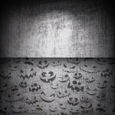 Halloween Faces on Grunge Background N2