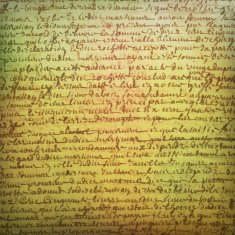 Antique letter N11