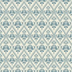 Damascus pattern Seamless vintage background Vector illustration N12