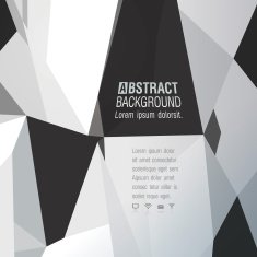 Polygonal design Abstract geometrical background N15