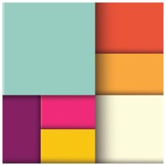 Abstract 3d square background colorful tiles geometric vector illustration N9