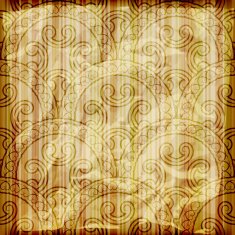 floral pattern on golden foil N2
