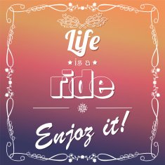 Quote inspirational poster typographical design vector illustration N15