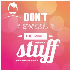 Quote inspirational poster typographical design vector illustration N17