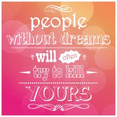 Quote inspirational poster typographical design vector illustration N18