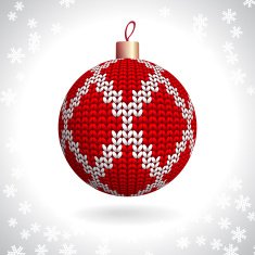 Knitted Christmas Ball N15