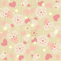 Seamless (repeatable) floral tulle background N2
