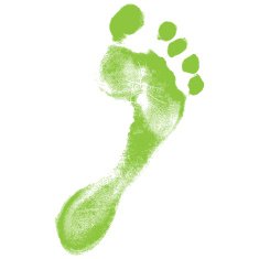 footprint - isolated on white background N3