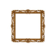 carved frame for picture or photo N7