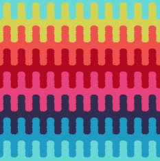 seamless colorful geometric wave pattern N2