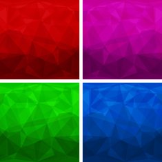 Set of abstract modern style triangle backgrounds N2