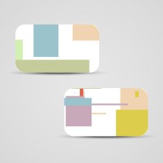 Vector business-card set for your design N485