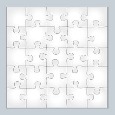 Vector jigsaw puzzle N2