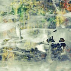 abstract painted grunge collage background N4