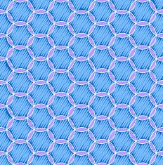 blue seamless pattern with circles N2