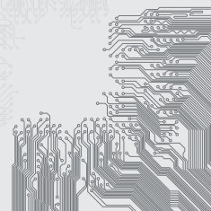 Abstract background with a circuit board texture N2