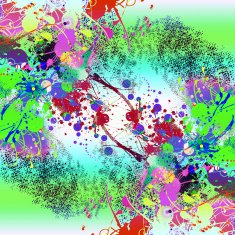 Abstract yellow-blue background Acrylic watercolor Textures