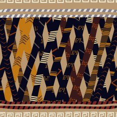 Seamless pattern with crossover elements N2