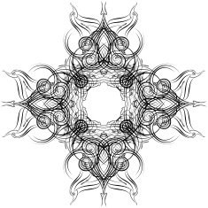 Mandala Skeych Graphic pattern modern ornament N12