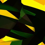 Abstract dark shape illustration N21