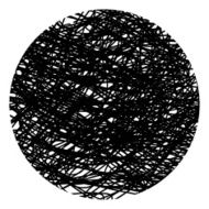 Casually the shabby circle grunge old background