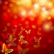 Background with butterflies N27