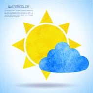 Watercolor weather background N2