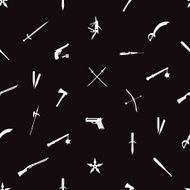 weapons and guns pattern eps10