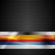 Abstract stripes design