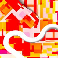Abstract colorful illustration N70