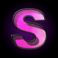 vector pink plastic figure s N2
