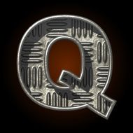 vector metal construction figure q N2