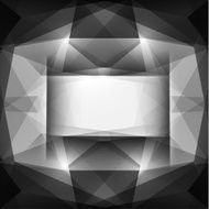 Black geometric background with copyspace N2