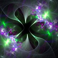Pattern from a grid and bright glowing lights N10