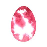 Watercolor Easter Egg