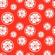 Abstract citrus fruit seamless pattern Vector illustration N10