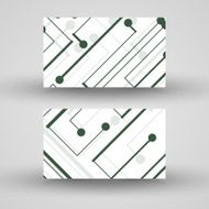 Vector business-card set for your design N488