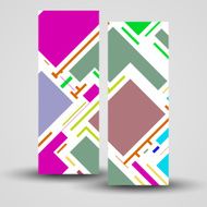 Vector banner set for your design N208
