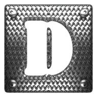 vector metal figure d N2