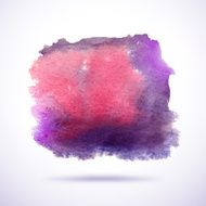 Watercolor vector background Abstract grunge blob N4
