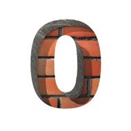 Vector brick cutted figure 0 Paste to any background