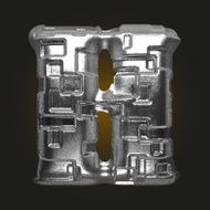 vector metal figure h N2