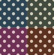 seamless textured polka dots pattern N2