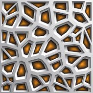 3d geometric background with shadows paper look graphic N11