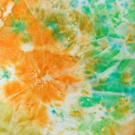 abstract pattern on handmade silk batik N28