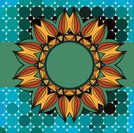 mandala triangle vector N7