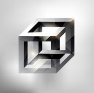 Abstract geometric form N4