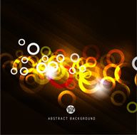 Shiny light circle abstract background vector illustration
