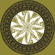 Ancient Background Vector illustration N7