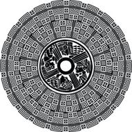 Ancient Background Vector illustration N8